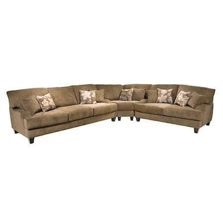 Contemporary Three Piece Sectional Sofa